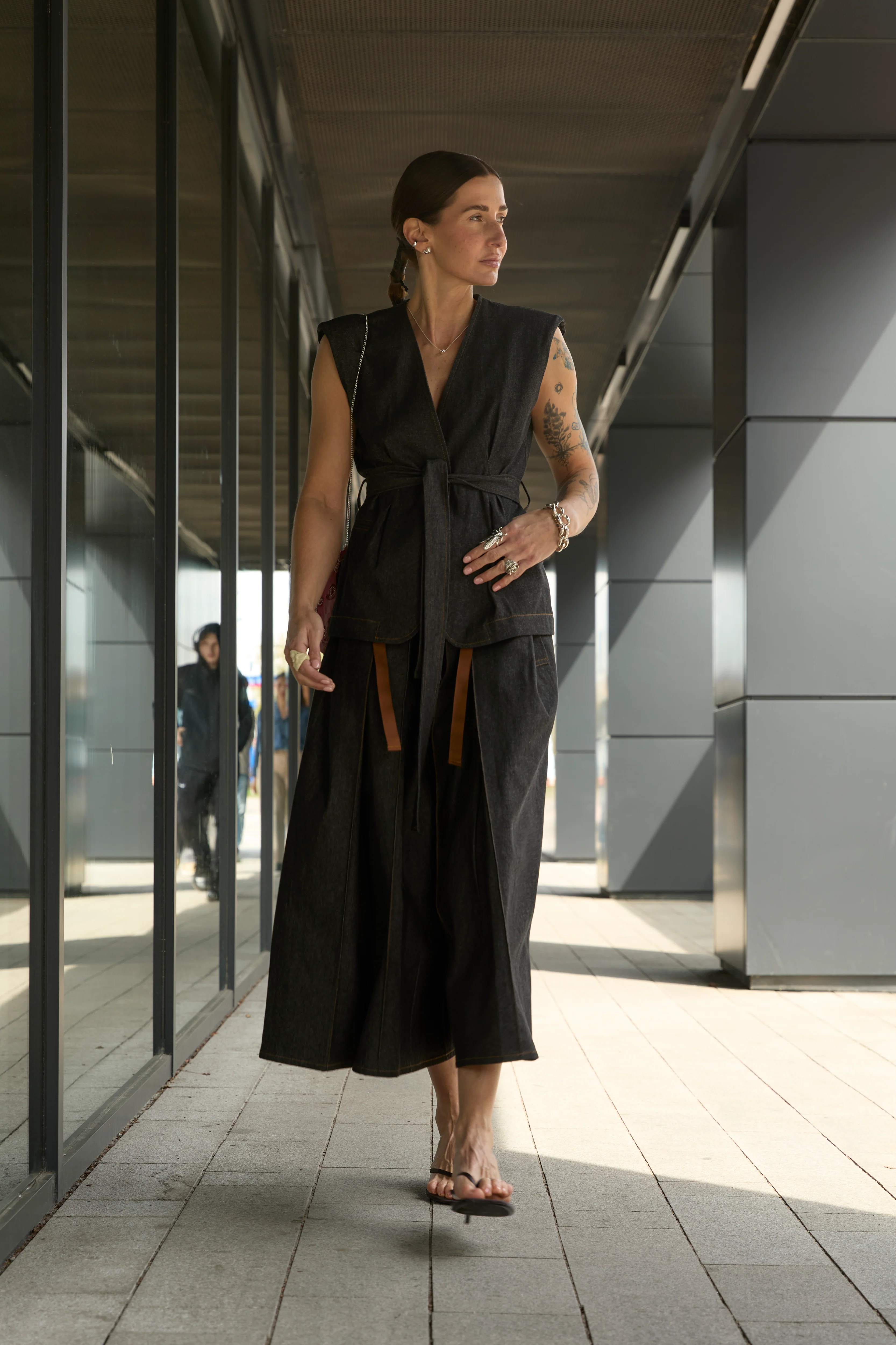 Hakama Jeans Soft Black - Image 2