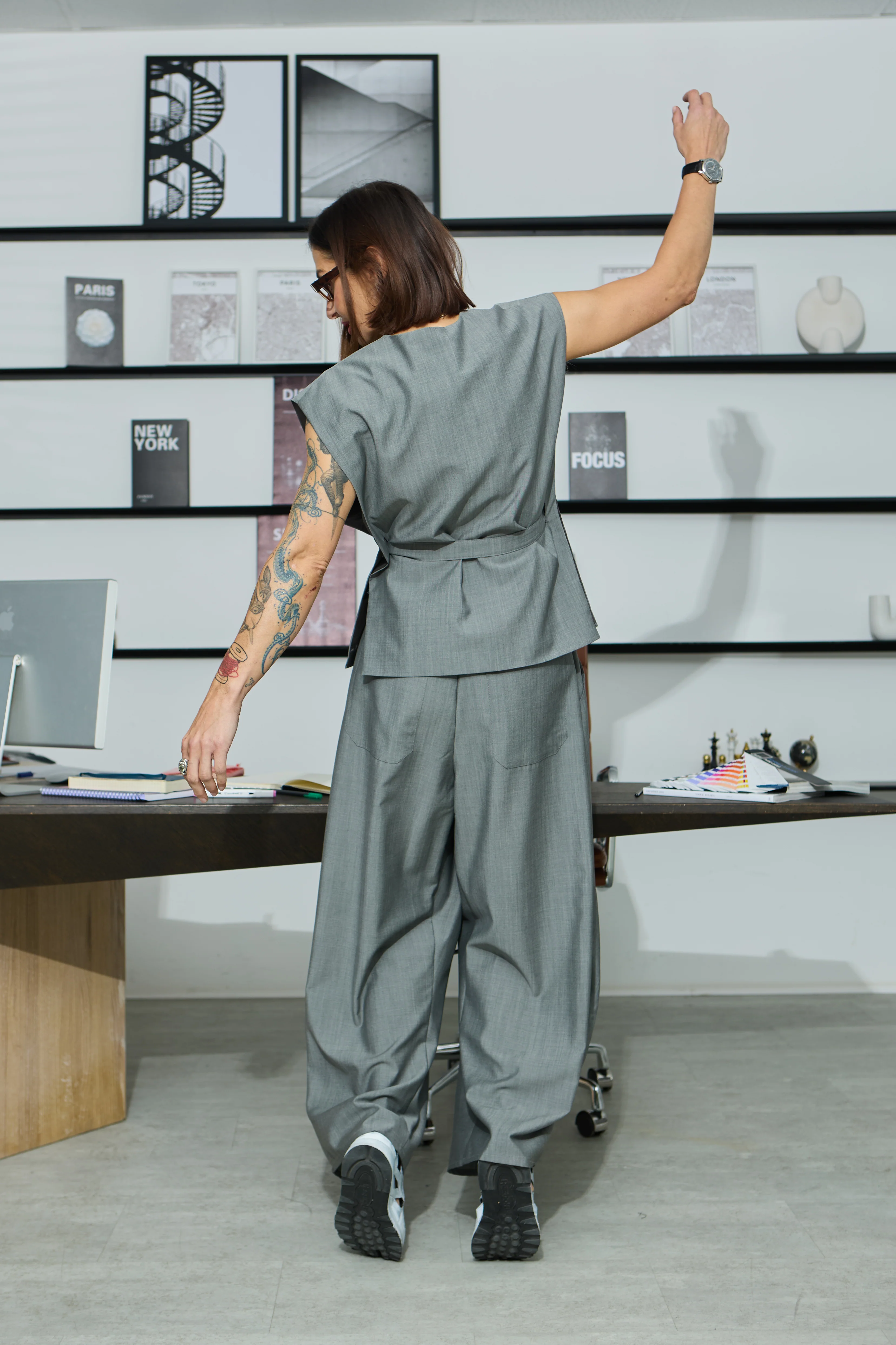 Kamizelka Wrap Gray - Image 3