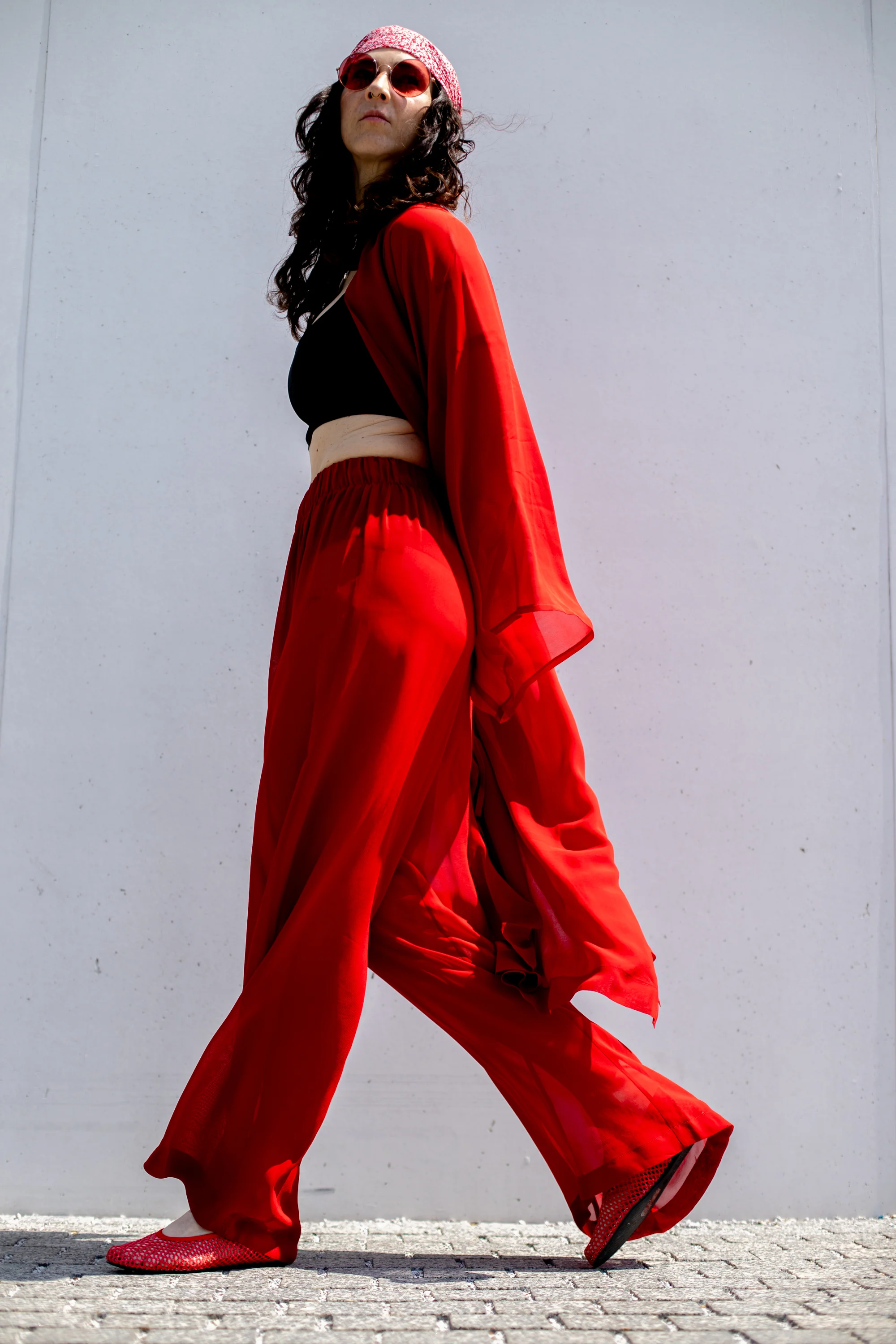 Kimono Crimson Long - Image 3