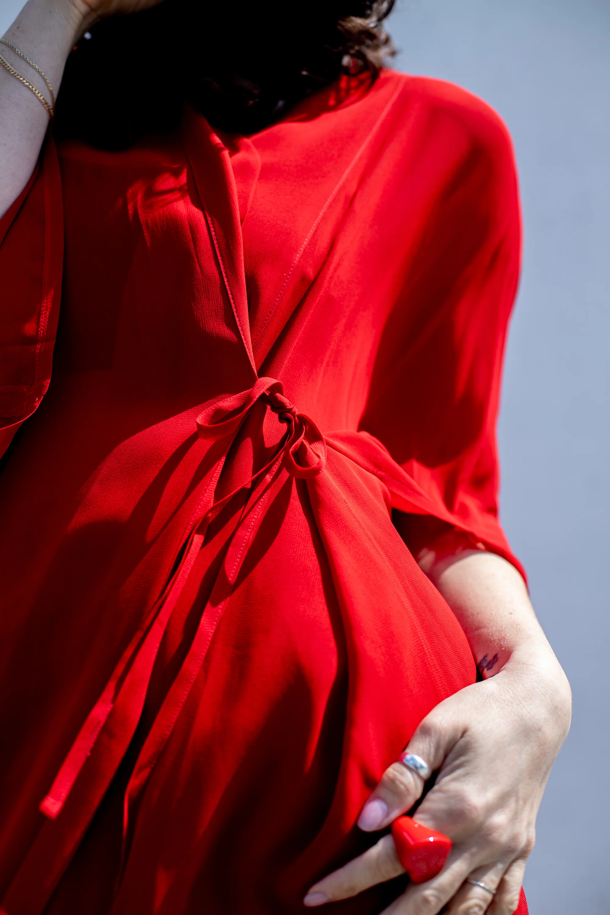 Kimono Crimson Long - Image 5