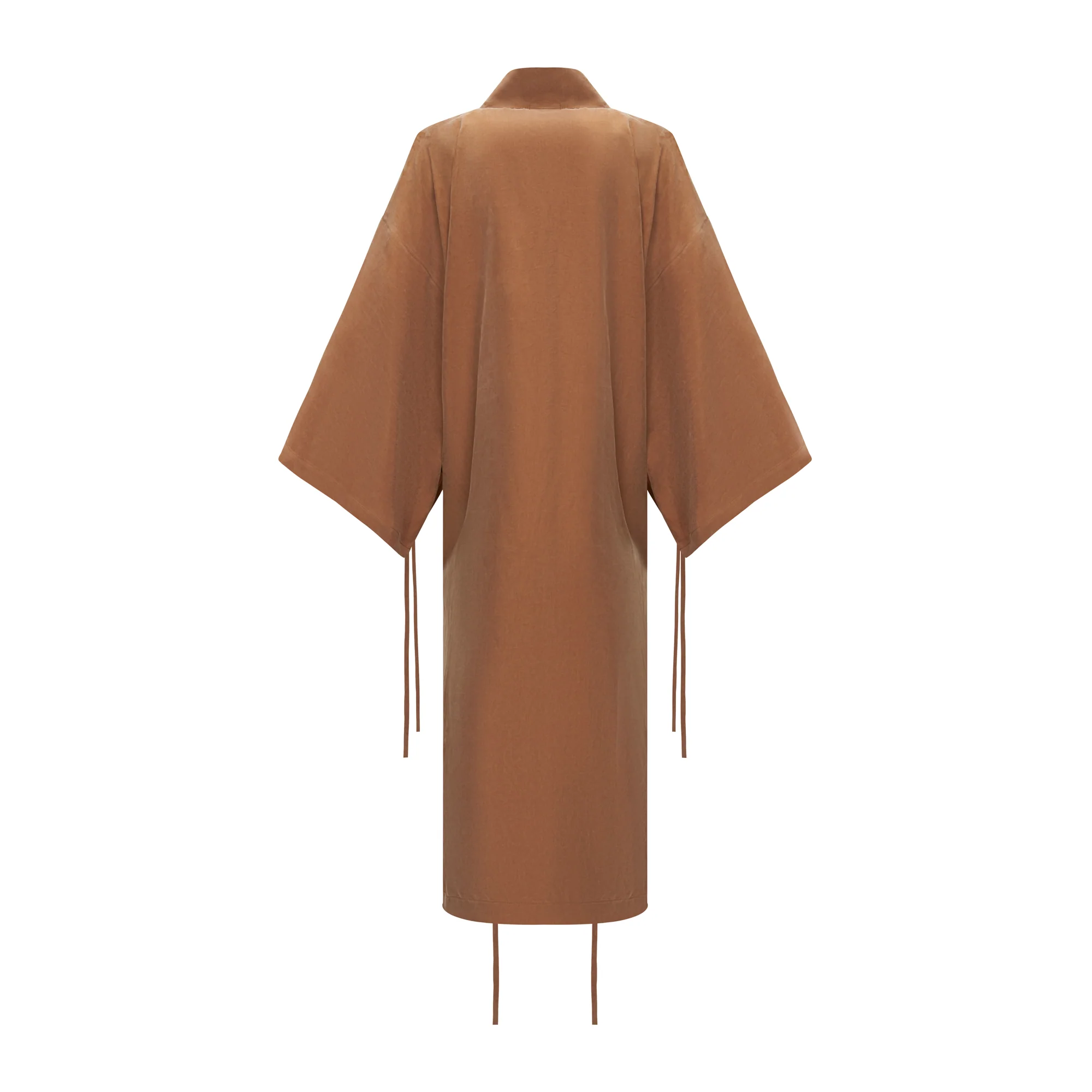 Kimono Dress Mocha Mousse - Image 8