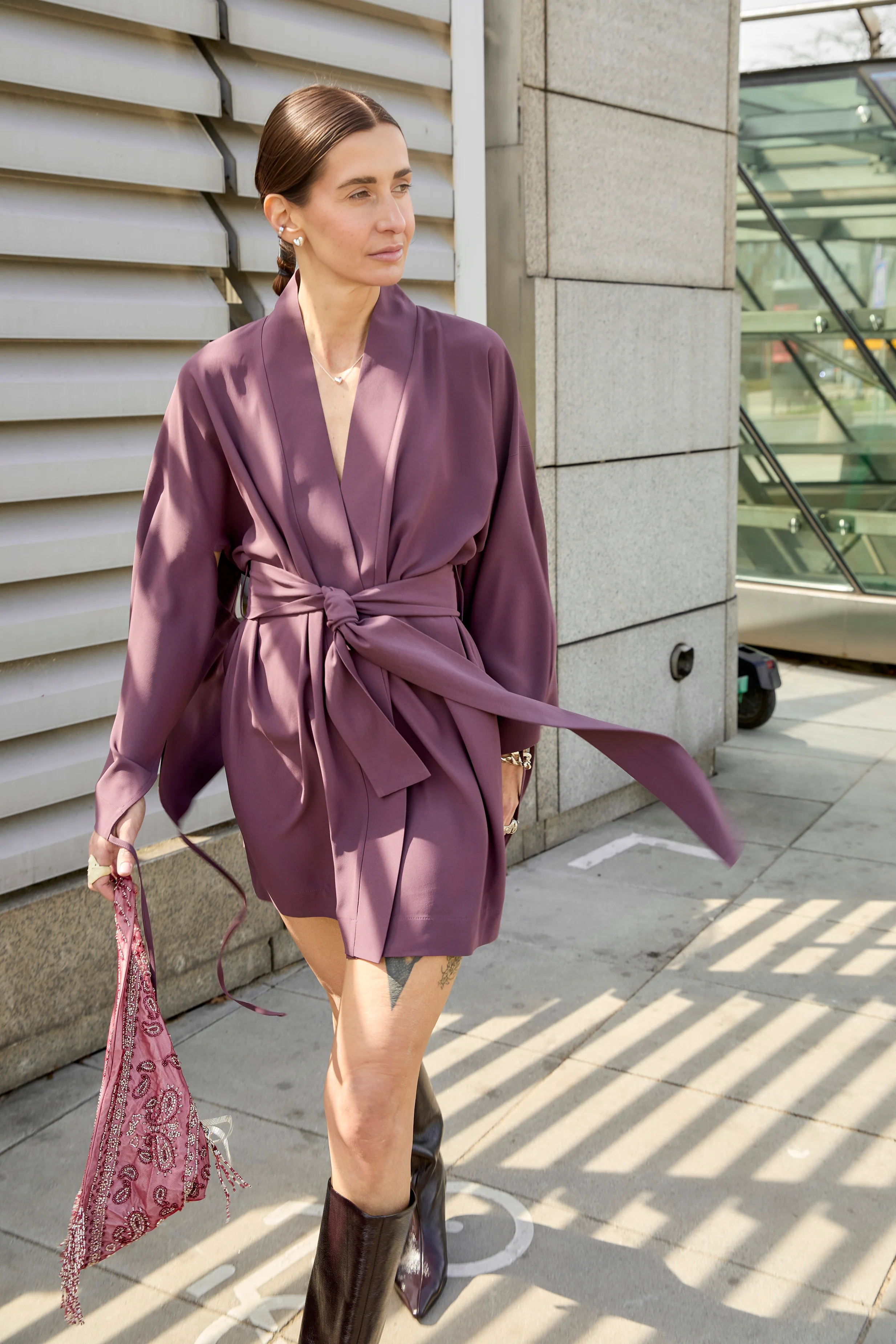 Kimono MiDi Purple Mauve - Image 2