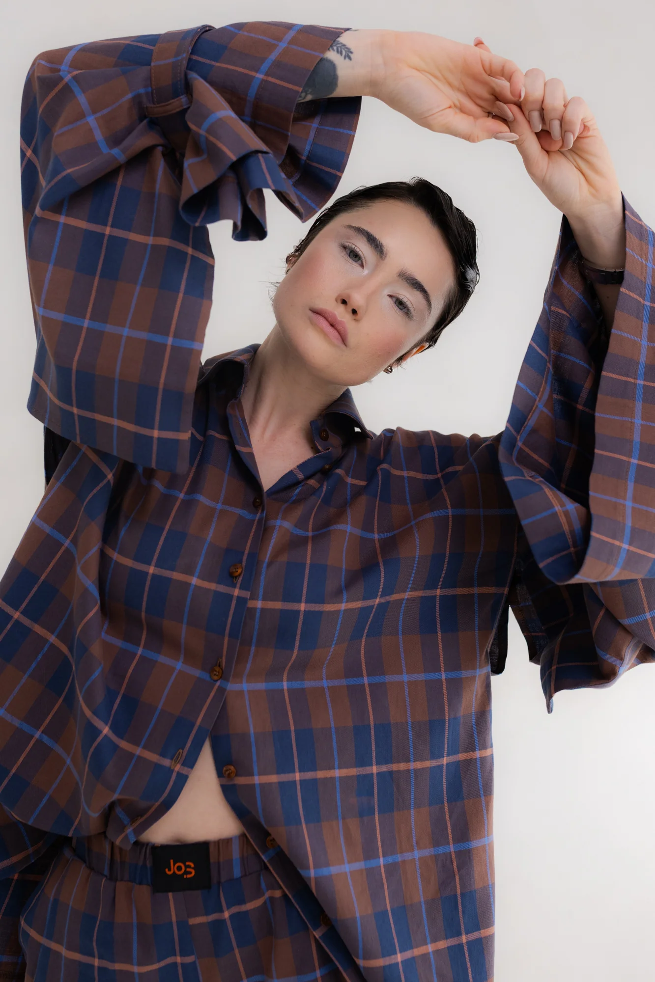 Koszula Eri Dusty Oak Flannel - Loose