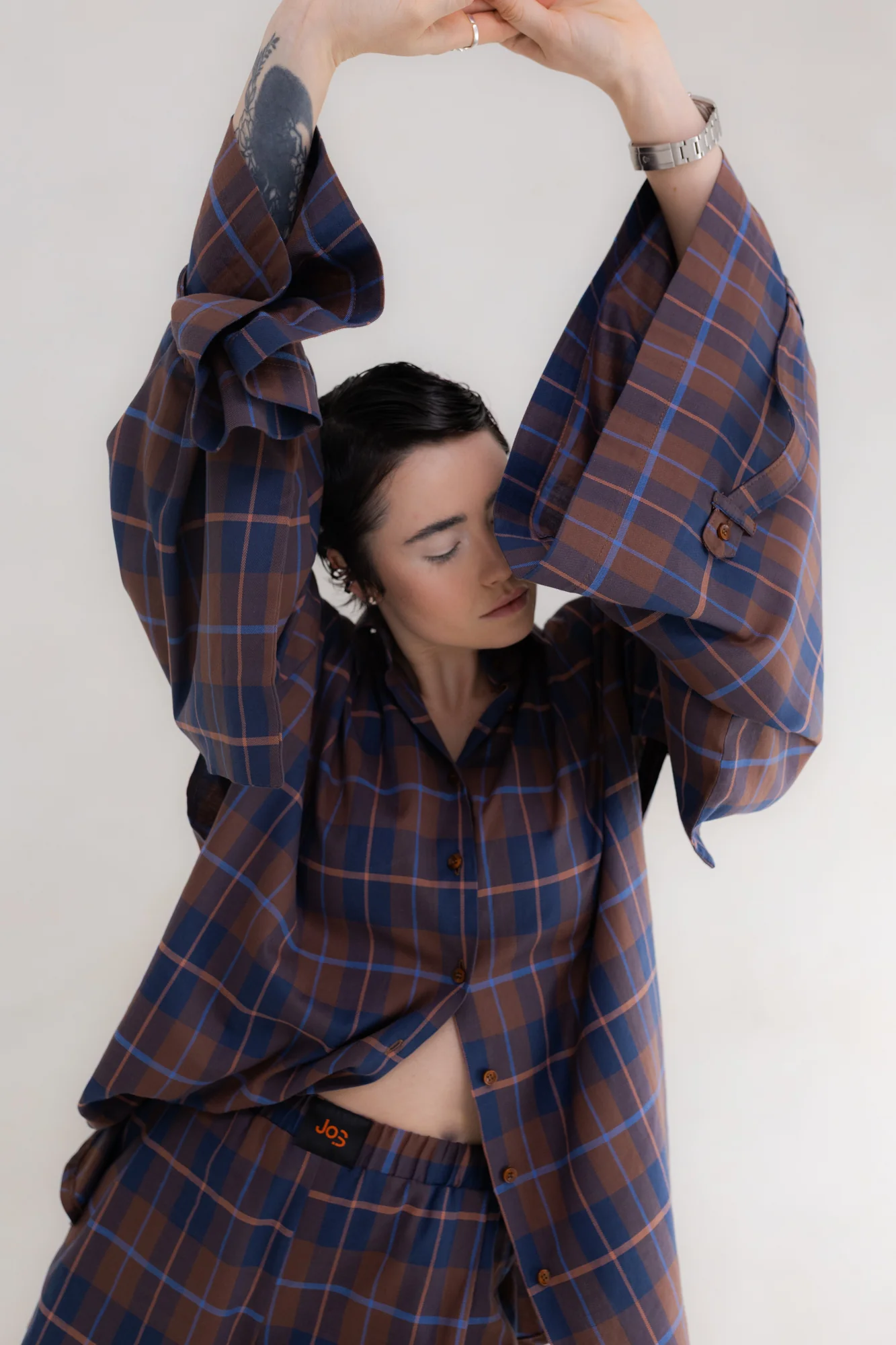 Koszula Eri Dusty Oak Flannel - Loose - Image 2