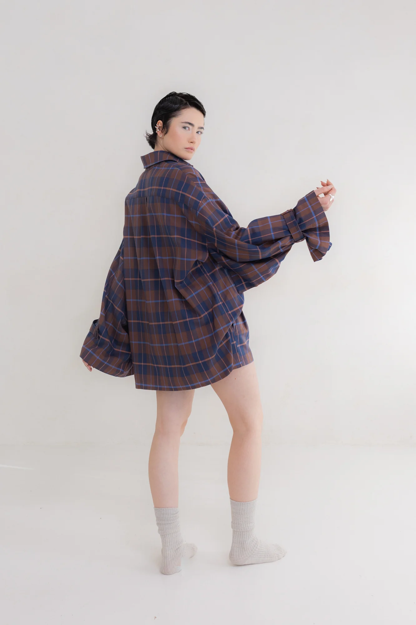 Koszula Eri Dusty Oak Flannel - Loose - Image 3
