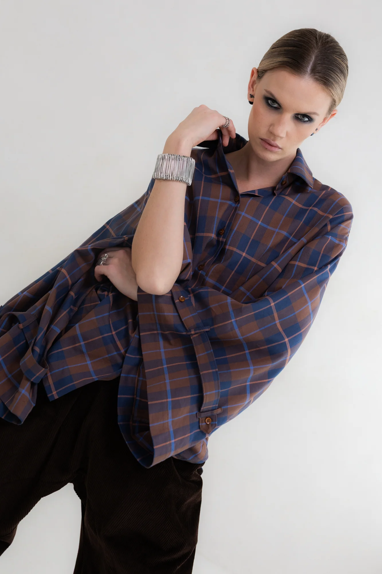 Koszula Eri Dusty Oak Flannel - Loose - Image 9