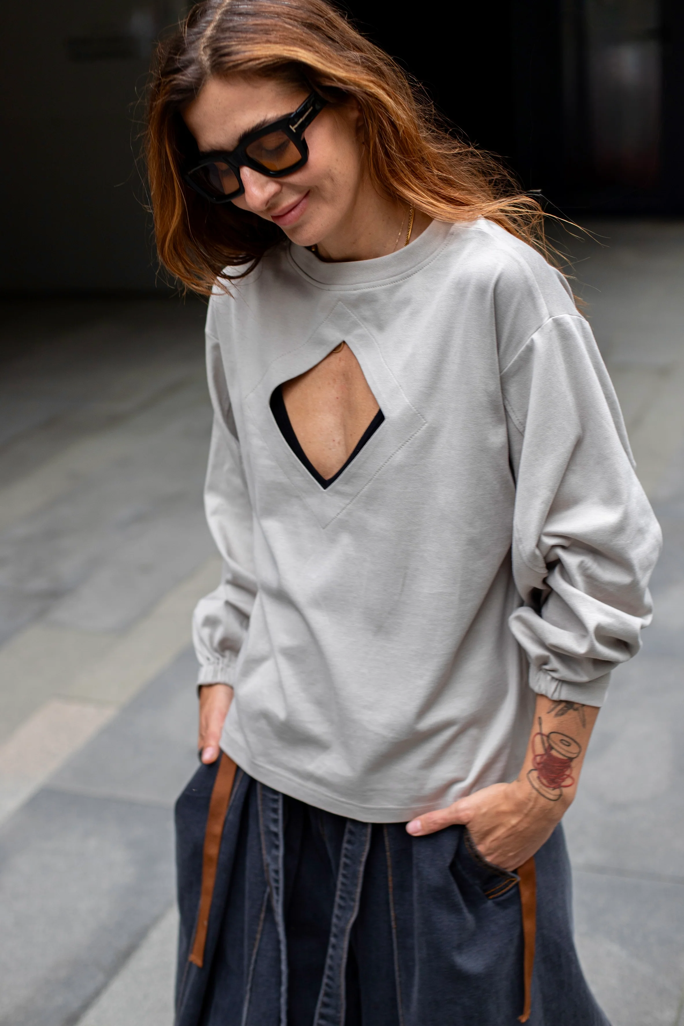 Longsleeve Sho Taupe - Image 3