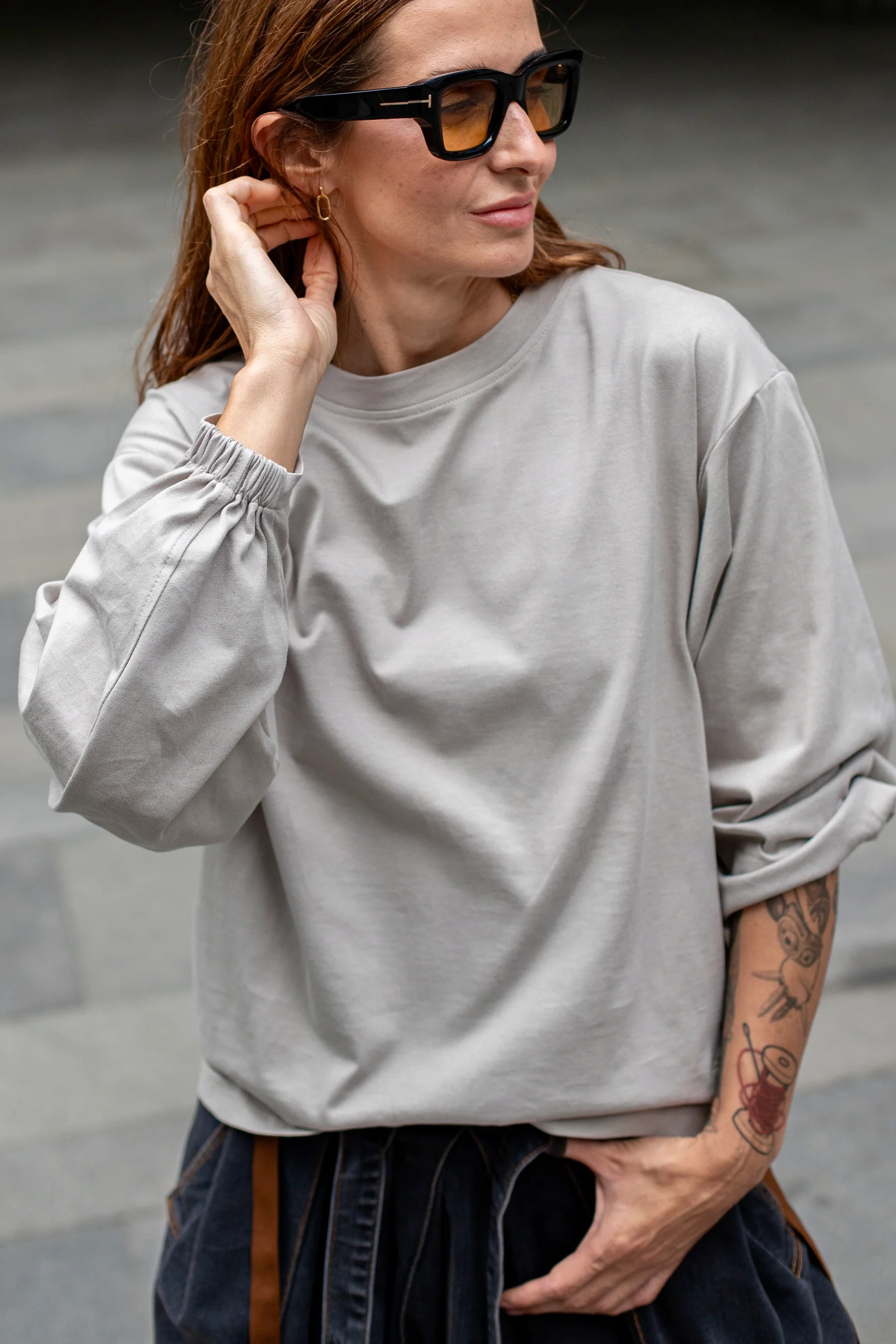 Longsleeve Sho Taupe - Image 4