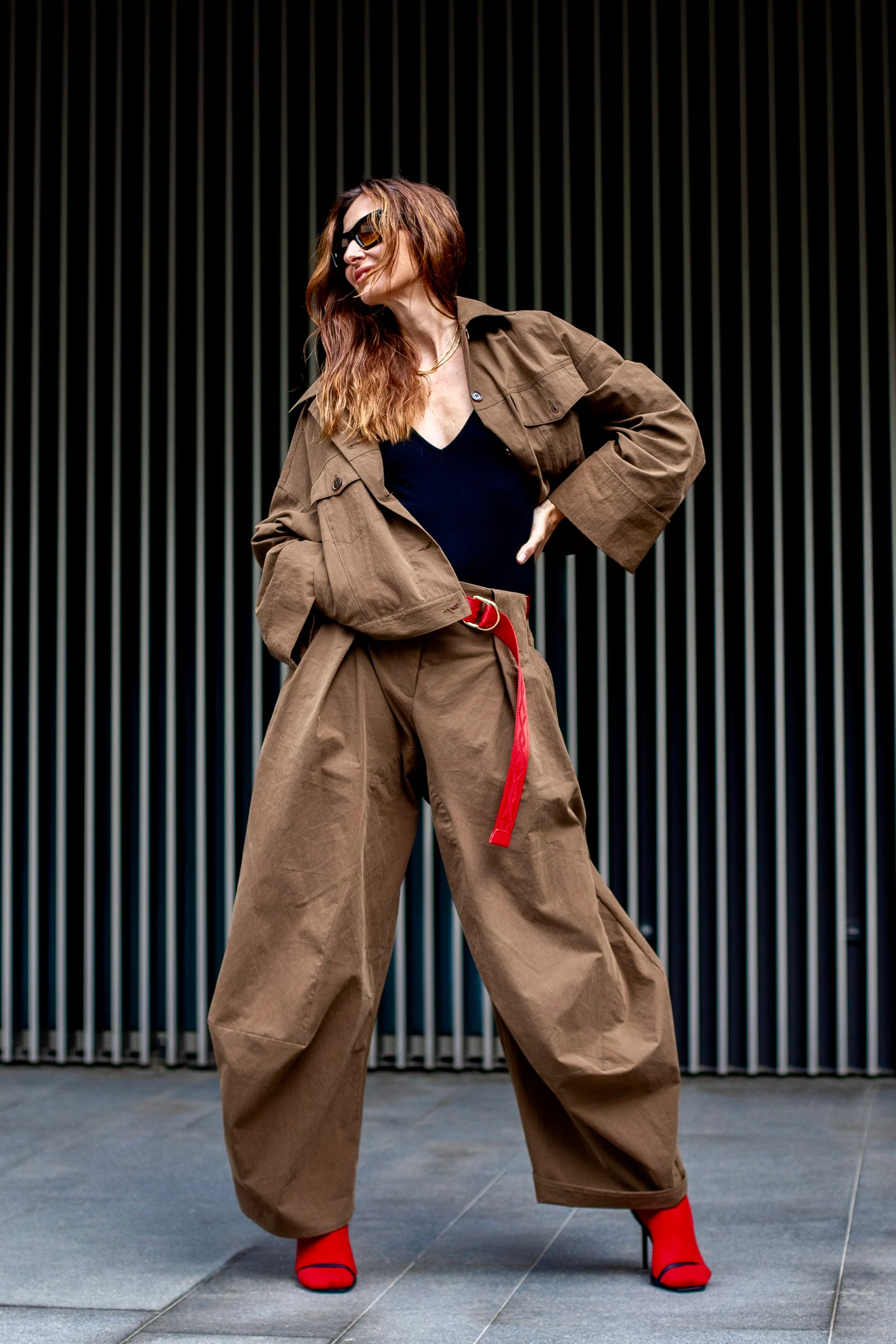 Spodnie Sojo Smart Kiwi Brown - Image 4